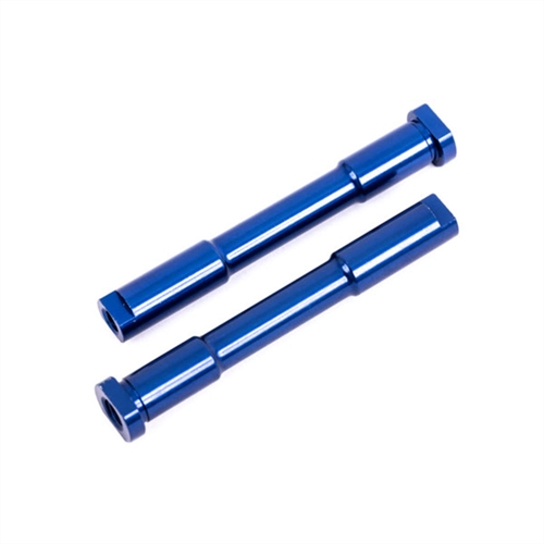 Bellcrank posts, steering (aluminium, blue-anodised)