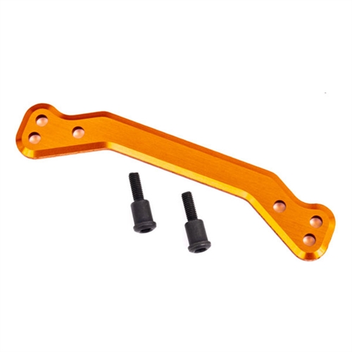 Draglink, steering, 6061-T6 aluminium (orange-anodised)/ 3x14mm SS (2)