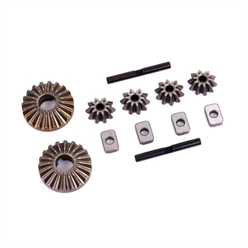 Output gears, differential, hardened steel
