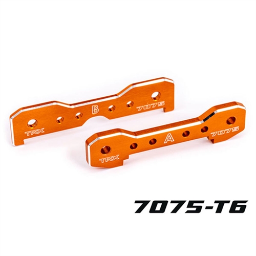 Tie bars, front, 7075-T6 aluminium (orange-anodised) (fits Sledge)