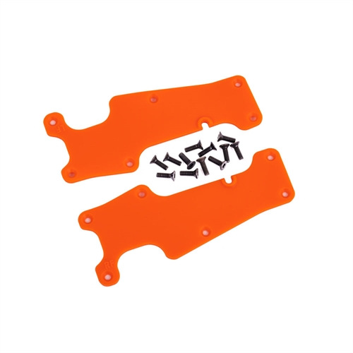 Suspension arm covers, orange, front (left and right) / 2.5x8 CCS (12)