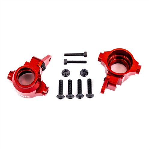 Steering blocks, 6061-T6 aluminium (red-anodised), left &
right)/ steering block arms (2)
