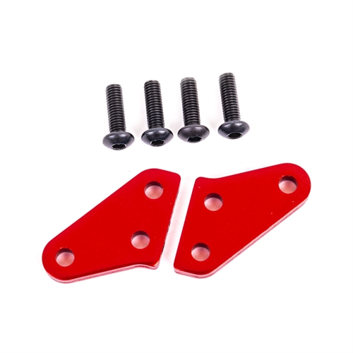 Steering block arms (aluminum, red-anodized) (2) (fits #9537 and 9637 steering blocks)