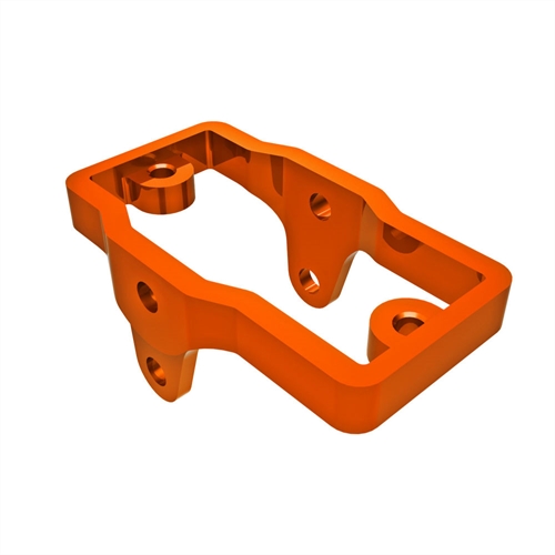 Servo mount, 6061-T6 Aluminium (orange-anodised)