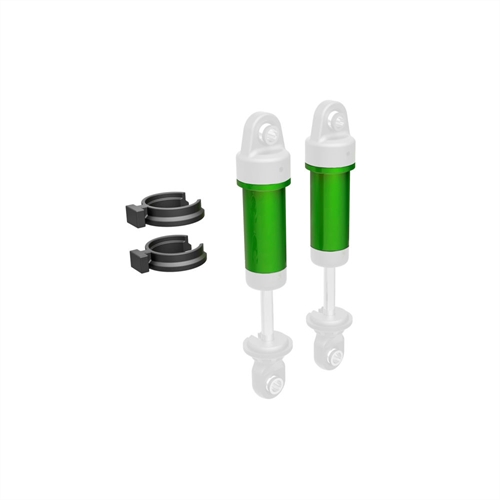 Body, GTM shock, 6061-T6 Aluminium (green-anodised) (includes spring pre-load spacers) (2)