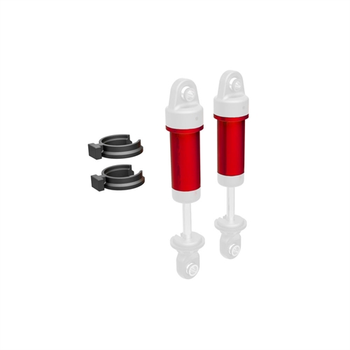 Body, GTM shock, 6061-T6 Aluminium (red-anodised) (includes spring pre-load spacers) (2)