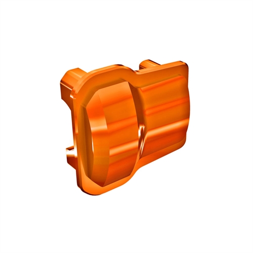 Axle cover, 6061-T6 aluminium (orange-anodised) (2)/ 1.6x12mm BCS (with threadlock) (8)