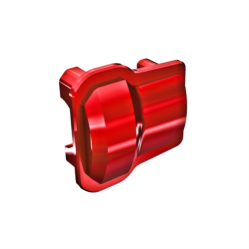 Axle cover, 6061-T6 aluminium (red-anodised) (2)/ 1.6x12mm BCS (with threadlock) (8)