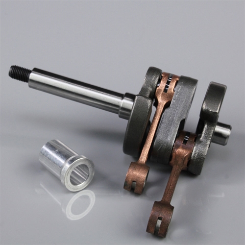 Crankshaft and Conrods (fits 70cc Twin)