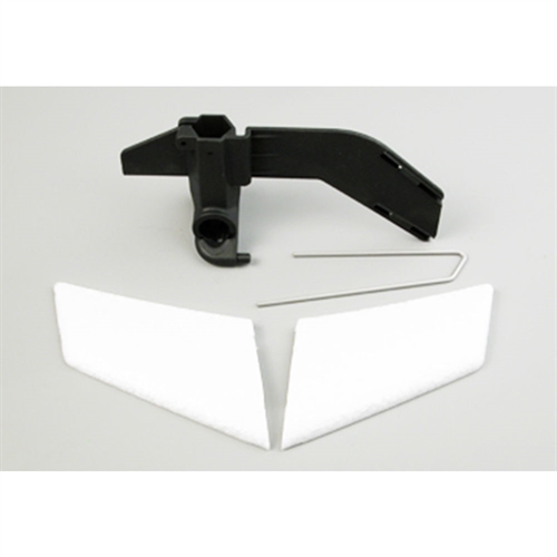 Tail rotor gear box with foam parts FunCopter