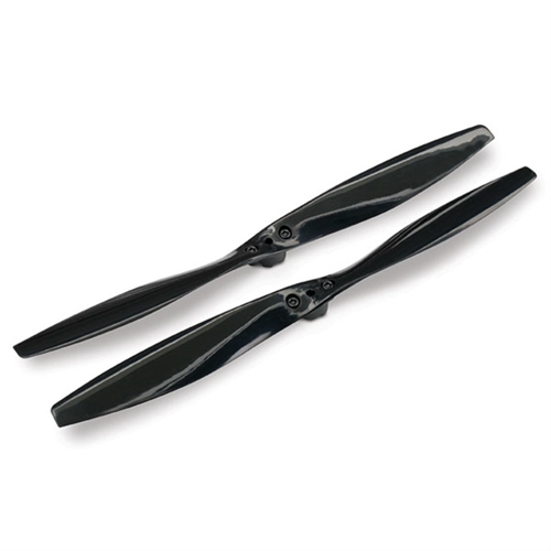 Aton rotor blade set, black (2) (with screws)