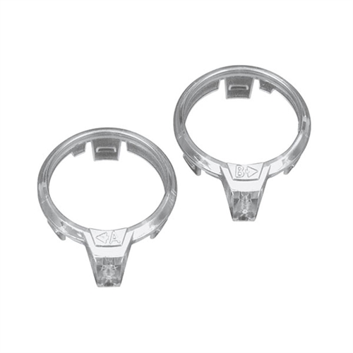 LED lens, motor, clear (left & right)