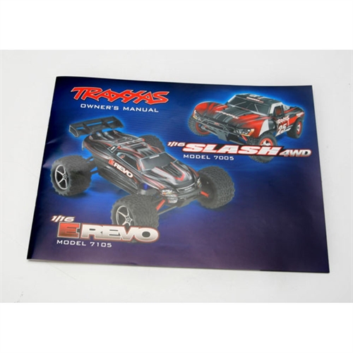 Owners manual, 1/16 E-Revo/ Slash 4WD