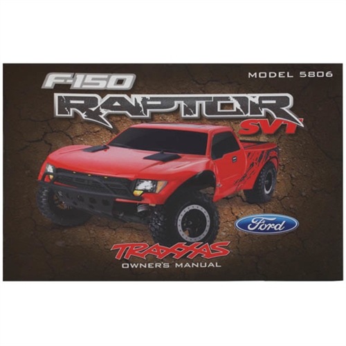 Owners Manual, Ford Raptor (model 5806)