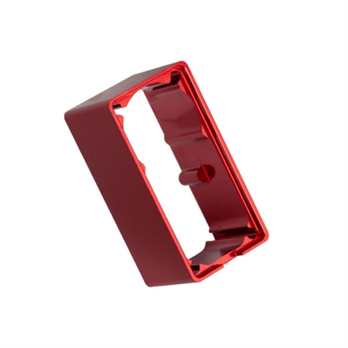 Servo case, aluminum (red-anodized) (middle) (for 2255 servo