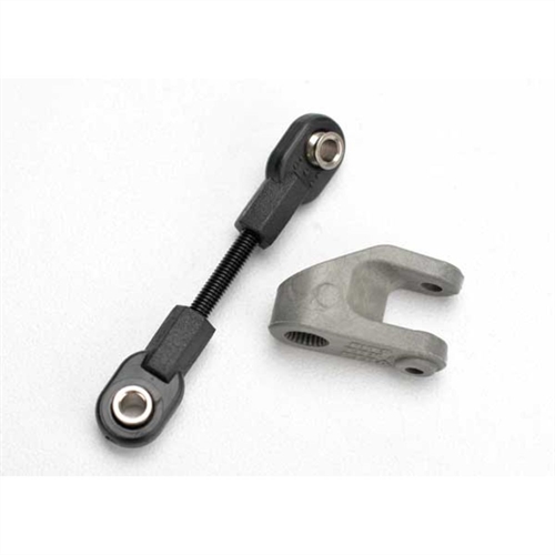 Servo horn, steering/ linkage, steering (3x30 threaded rod)