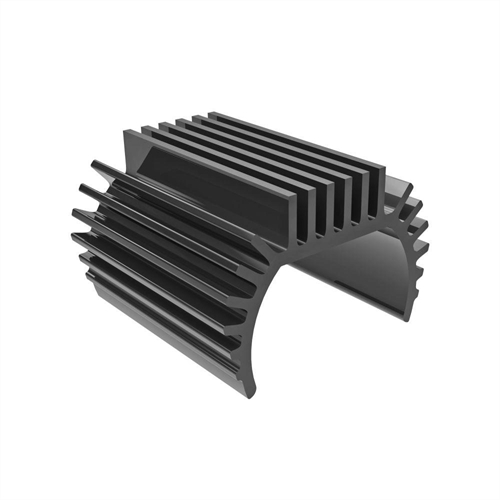 Heat sink, Titan 87T motor (6061-T6 Aluminium, grey-anodised)
