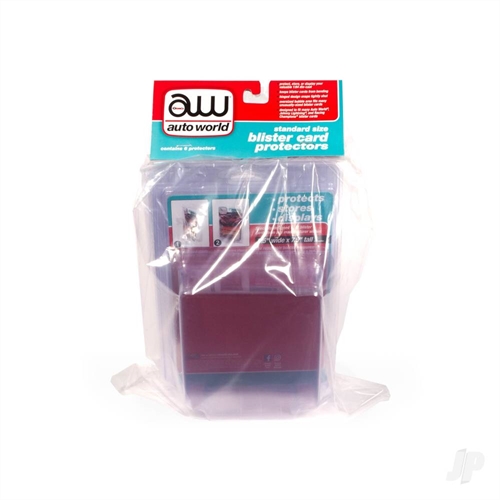 Auto World Standard Size Blister Card Protector 6pk