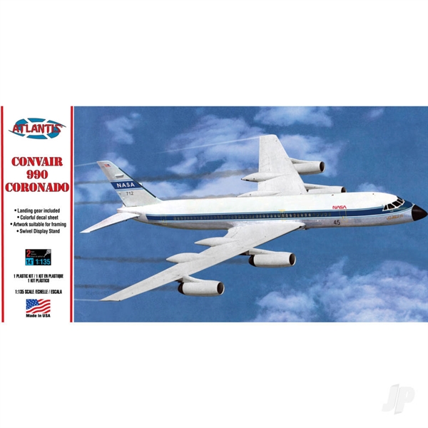 1:135 Convair 990 Jet Airliner Nasa Markings