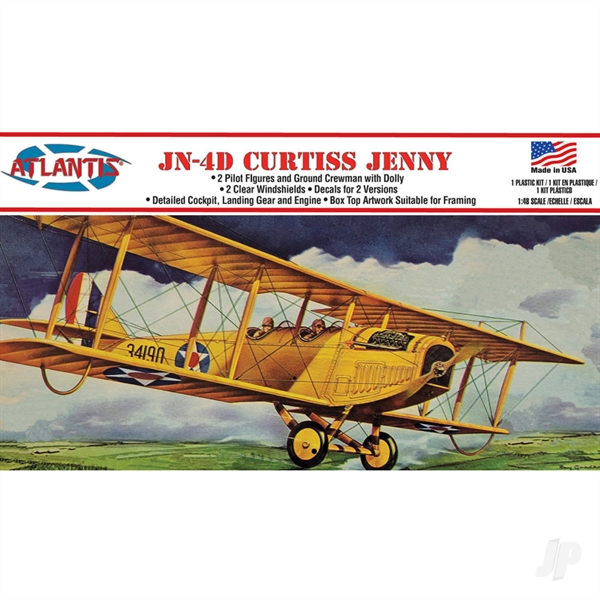 1:48 Curtiss Jenny JN-4 Airplane