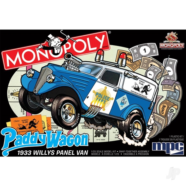 1933 Willys Panel Paddy Wagon (Monopoly) 2T