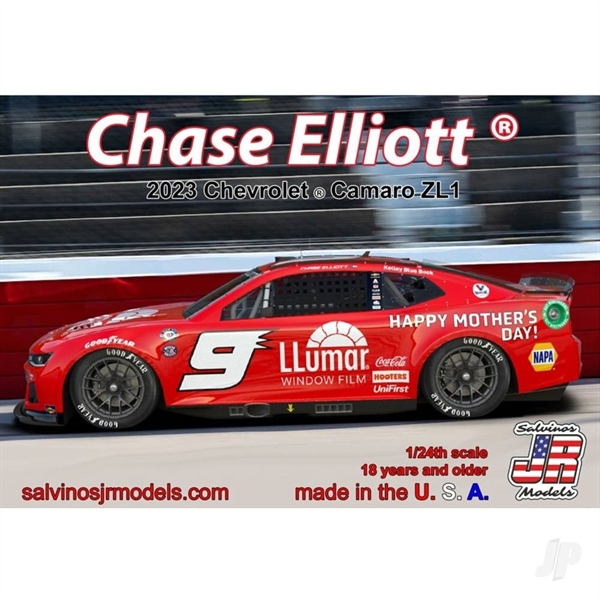 1:24 Hendrick Motorsports Chase Elliott 2023 Camaro "Llumar"
