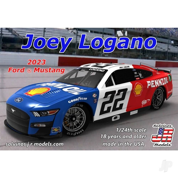 1:24 Team Penske 2023 Joey Logano Ford Mustang "Throwback"