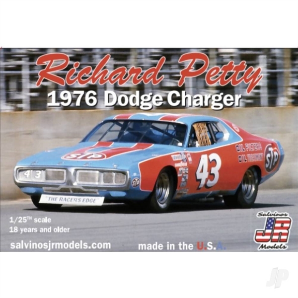 1:24 Richard Petty 1976 Dodge Charger with Vinyl Wrap Decals