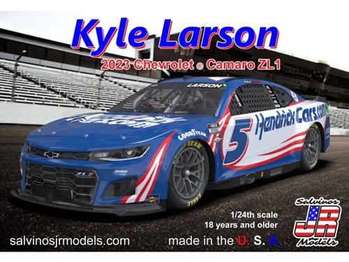 1:24 2023 Kyle Larson Chevy ® Camaro - HendrickCars Primary Paint Scheme