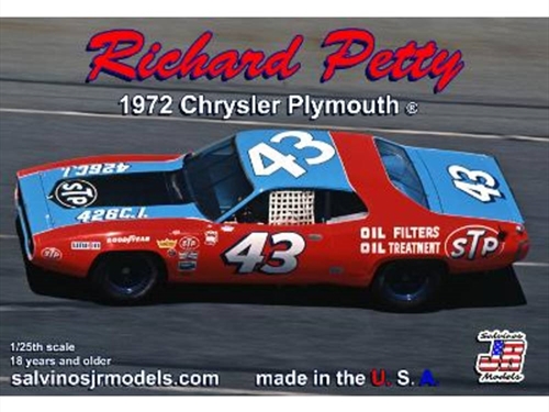 1:25 Richard Petty 1972 Chrysler Plymouth