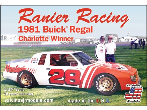 1:24 Rainer Racing 1981 Buick Charlotte Winner Driven by Bobby Allison