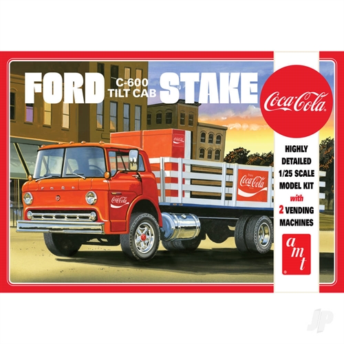 Ford C600 Stake Bed wCoca-Cola Machines