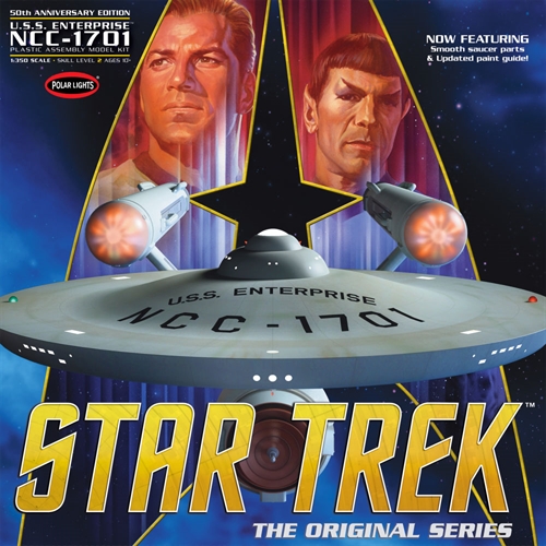 1350 Star Trek TOS Enterprise 50th Anniversary Edition