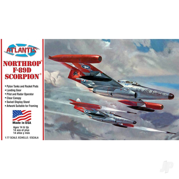 1:77 F-89D Northrop Scorpion Jet