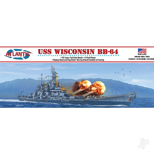 1600 USS Wisconsin BB-64 Battleship 16 Inch