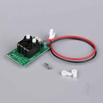 Receiver with Gyro and Surface Mounted Servos (for BF-109)