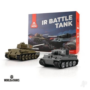 1:30 Tiger 1 vs T34 IR Battle Tanks