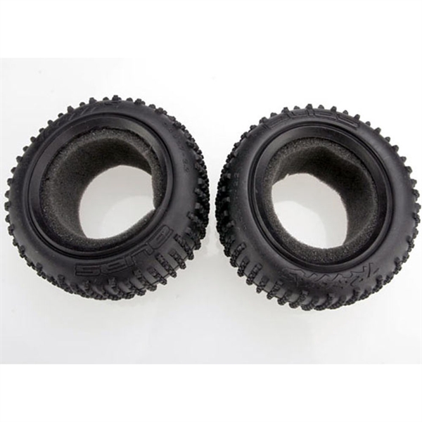 Tires, Alias 2.2" (rear) (2)/ foam inserts (Bandit) (soft co
