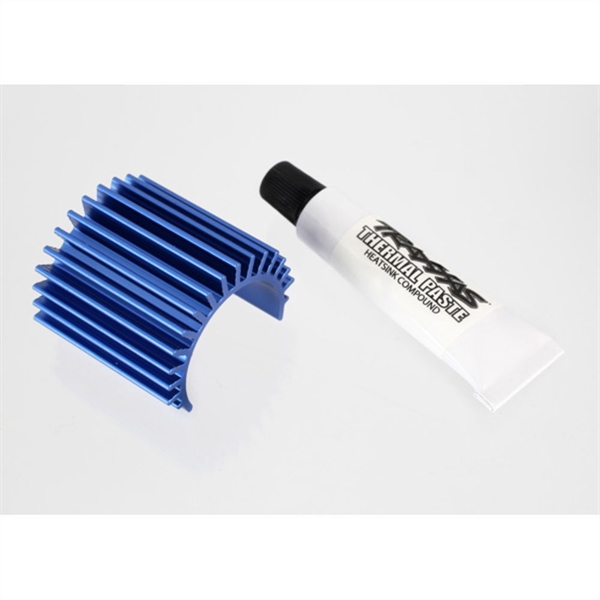 Heat Sink, Velineon 380 Brushless Motor, Aluminium Blue