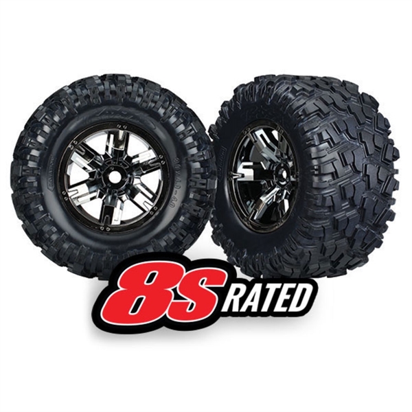 Tires & Wheels, X-Maxx Black Chrome