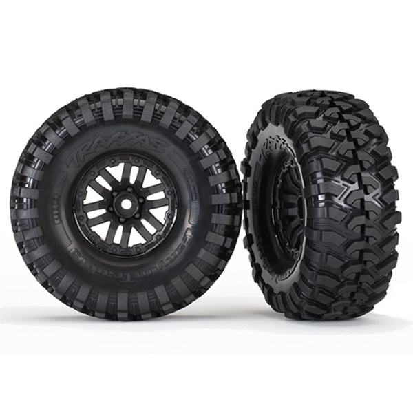 Tires and wheels, assembled (TRX-4 wheels, Canyon Trail 1.9