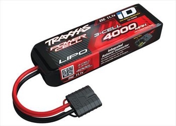 4000mAh 11.1V 3S 25C LiPo ID Battery