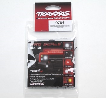 LED light set, front & rear, complete (includes light harness, 1.6x5mm BCS (self-tapping) (4), zip ties (2)) (fits #9712 body)