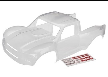 Body, Desert Racer (clear, trimmed, requires painting)/ deca