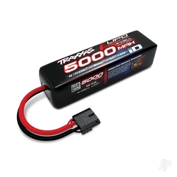 5000mAh 14.8V 25C Li-Po ID Battery (155x34x45mm)