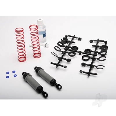 Ultra Shocks (grey)(XXlong)w/ spring pre-load spacers (rear)