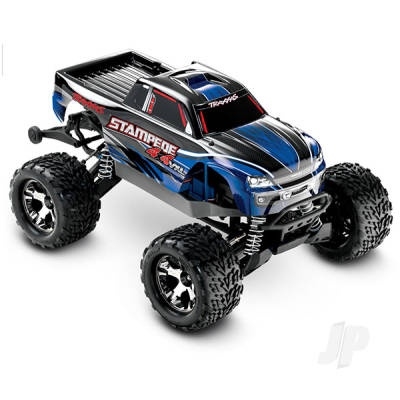Stampede VXL Brushless 4WD TSM (TQi/No Batt or Chg) - Blue