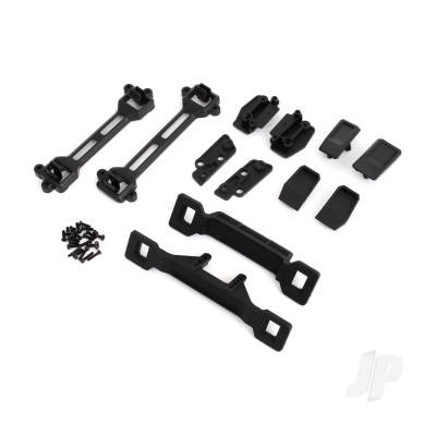 Body conversion kit, Slash 2WD (includes front & rear body mounts, latches, hardware) (for clipless mounting)