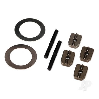 Spider gear shaft (2)/spacers(4)/stainless washer(2) (for #7