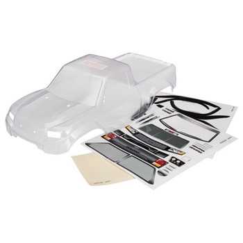 Body, TRX-4 Sport (clear, die-cut for LED light kit, req pai